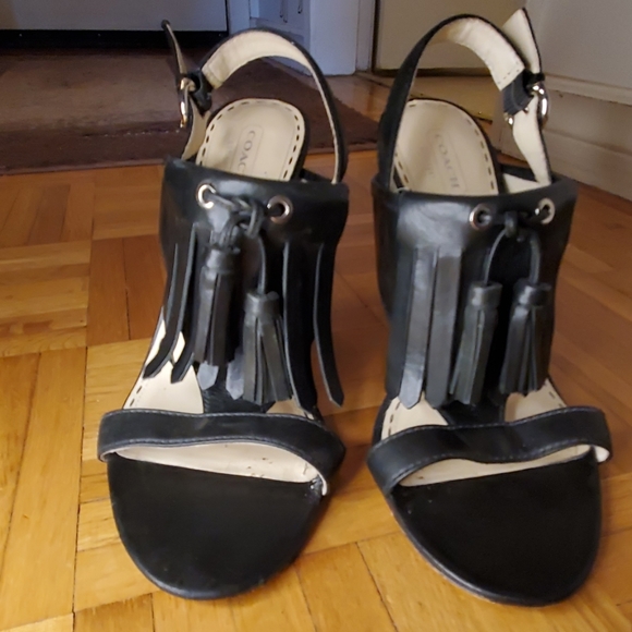 💃💃 2/$90 Coach Fringed Sandals - Picture 7 of 16